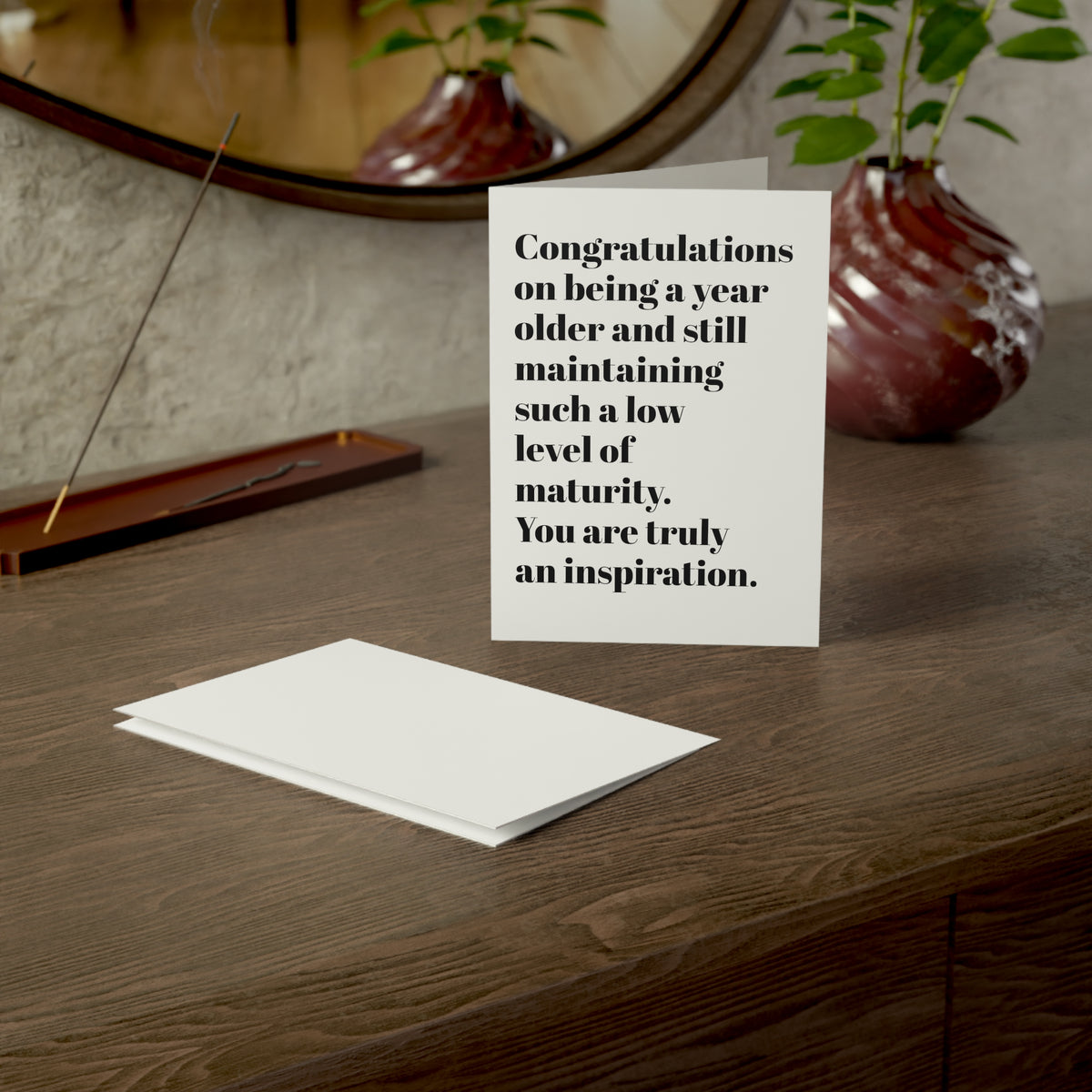 Petty but Real Birthday Card